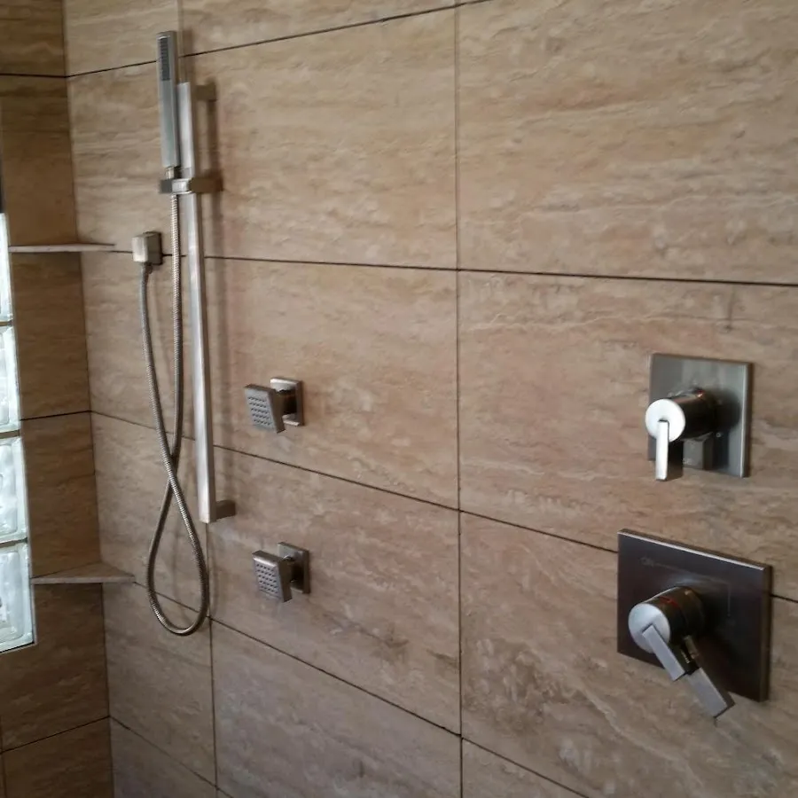 Shower fixture installation for Water Heater Replacement in Sapulpa